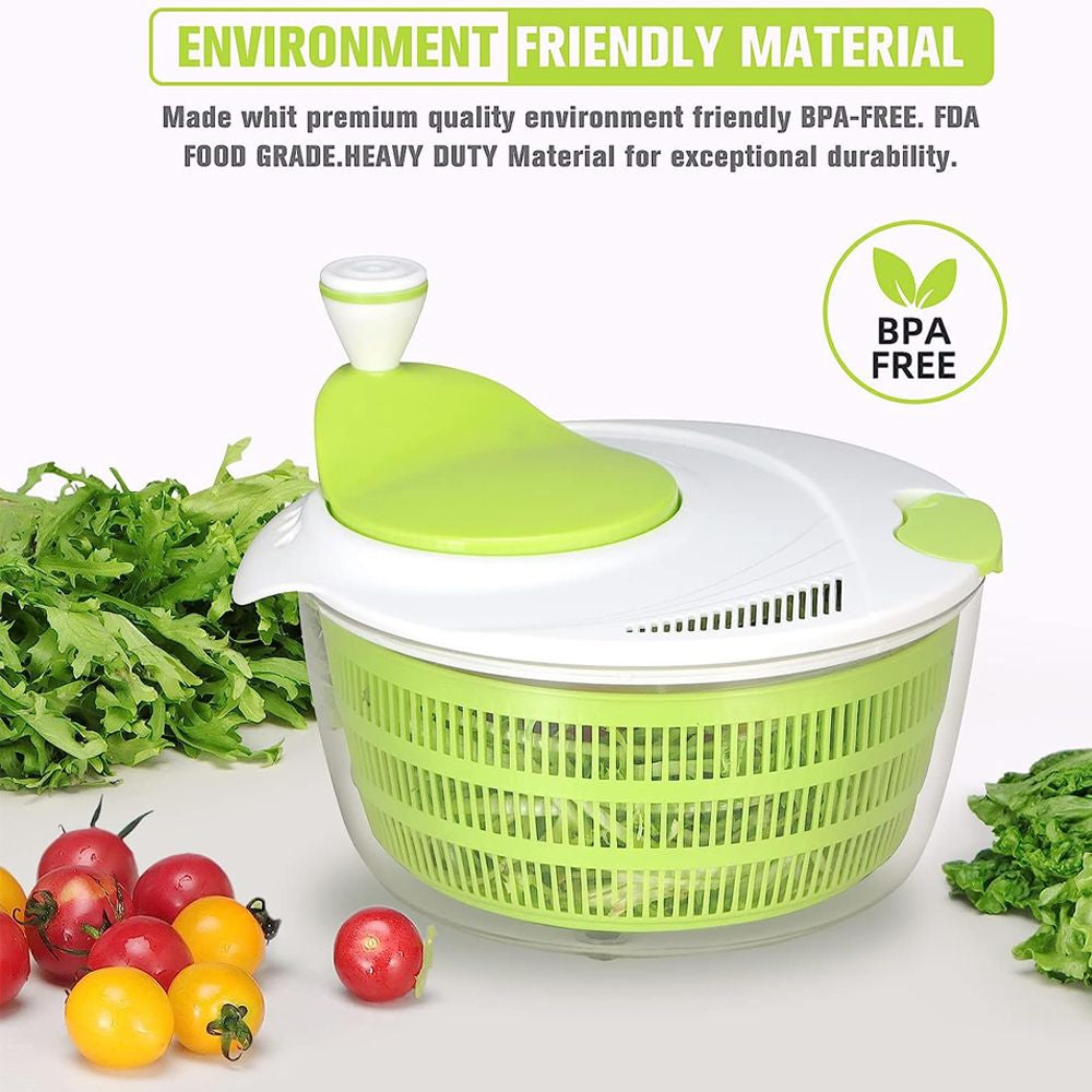 Salad Spinner Vegetable Washer with Bowl Rotary Handle
