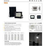 FINNTECK TK10 Professional Solar LED Flood Light – 300W High-Power