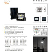 FINNTECK TK10 Professional Solar LED Flood Light – 300W High-Power
