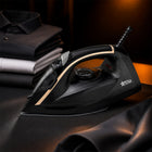 iStar 2200W Steam Iron with Ceramic Soleplate - Black & Gold