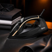 iStar 2200W Steam Iron with Ceramic Soleplate - Black & Gold
