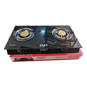2-Burner Tempered Glass Gas Stove