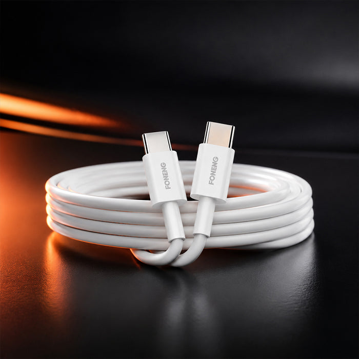 FONENG 2m 60W Type-C to Type-C Fast Charging Cable