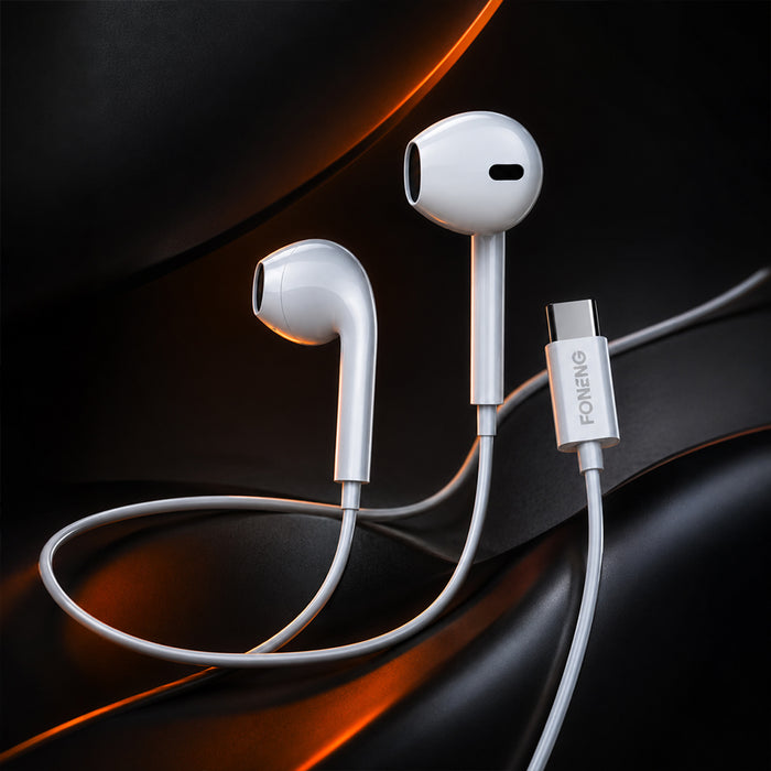 FONENG T36 Type-C Half In-Ear Wired Earphones