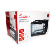 Condere 68L Electric Oven – Integrated Dual Hotplates