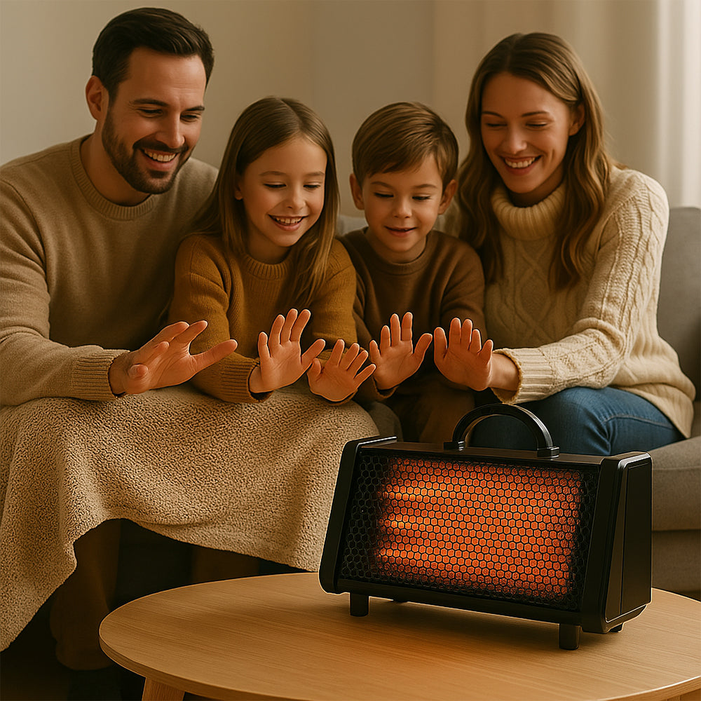 Condere 2-Bar Electric Ceramic Heater - 1000W