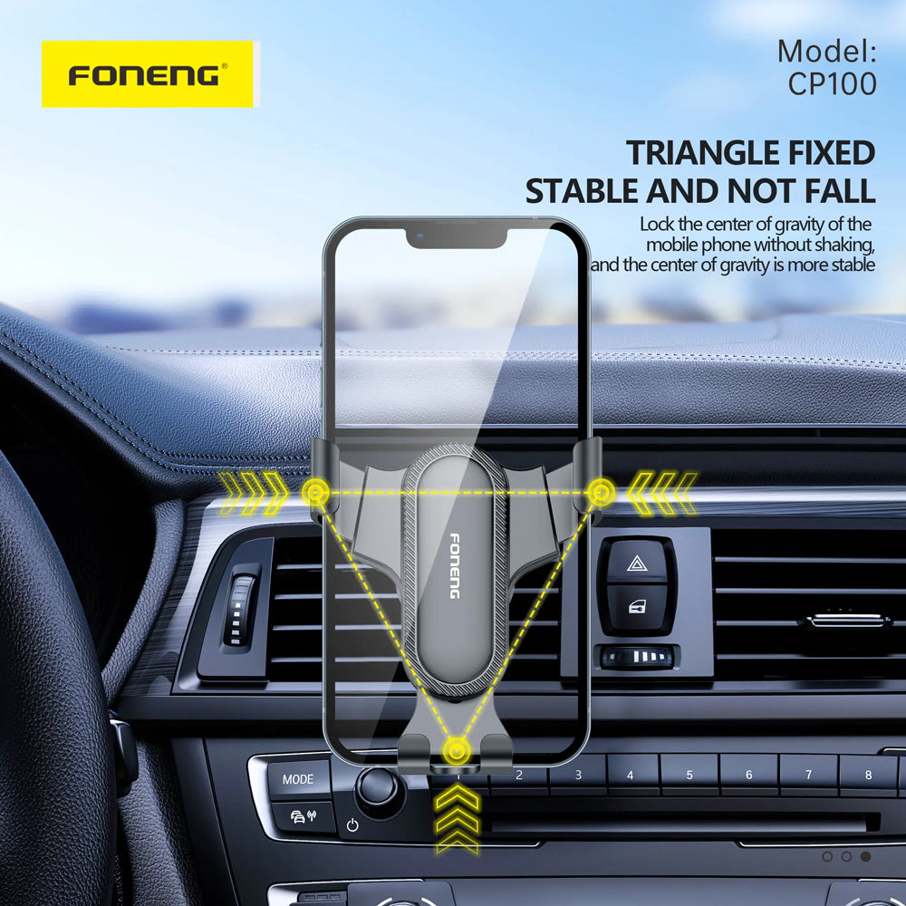 FONENG Gravity Air Vent Car Phone Holder