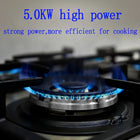 ARUIF Built-In Tempered Glass 4-Burner Gas Stove