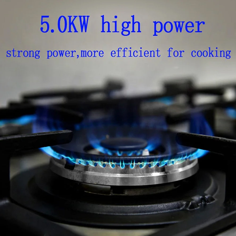 ARUIF Built-In Tempered Glass 4-Burner Gas Stove