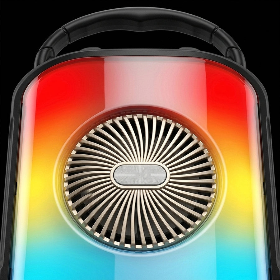 5W LED Bluetooth Speaker with Lights, Radio, USB & TF Card