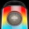 5W LED Bluetooth Speaker with Lights, Radio, USB & TF Card