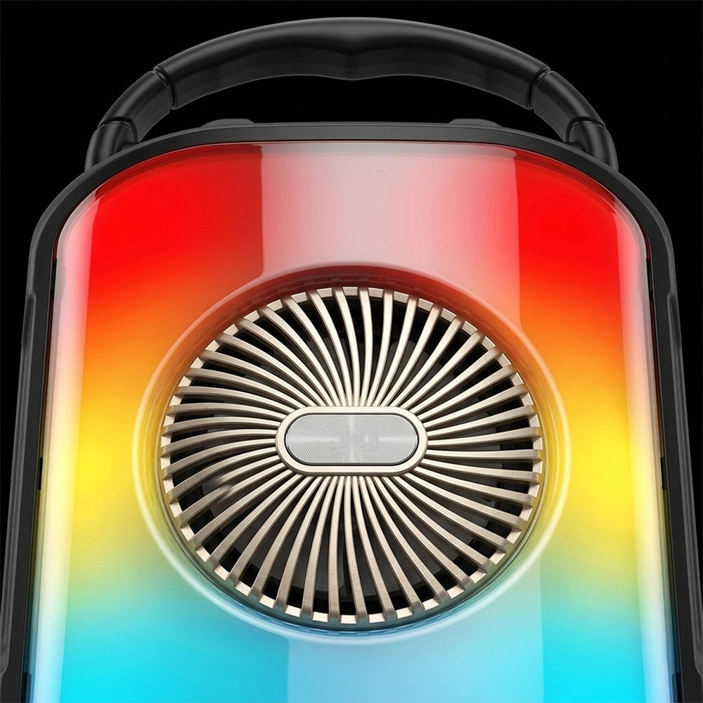 5W LED Bluetooth Speaker with Lights, Radio, USB & TF Card