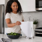 Stainless Steel Countertop Paper Towel Holder with Side Arm
