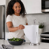 Stainless Steel Countertop Paper Towel Holder with Side Arm