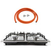 XMY 4-Burner Built-In Gas Hob - LPG - Stainless Steel