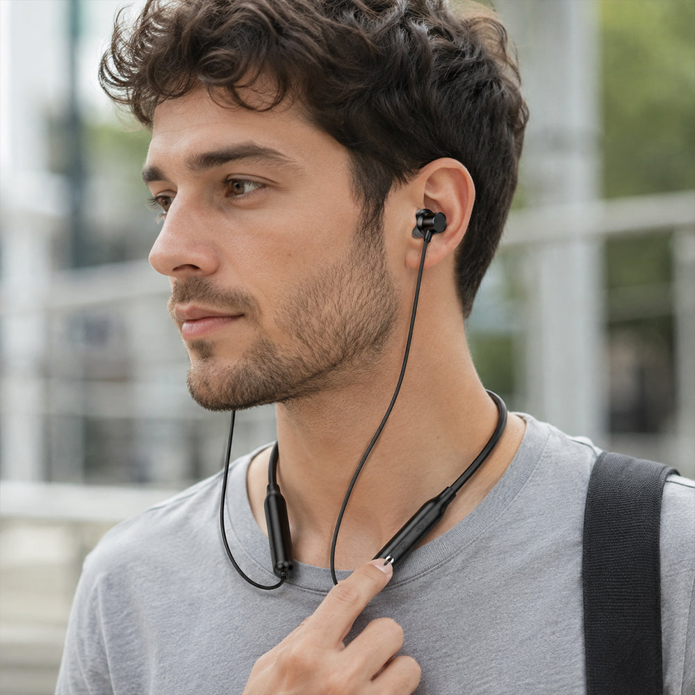 FONENG BL34 Metal Neckband Bluetooth Earphones