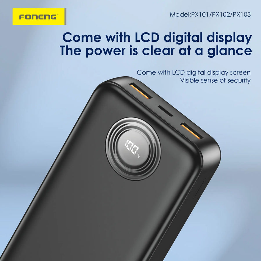 FONENG PX101 10000mAh 22.5W Fast Charging Power Bank
