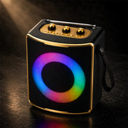 Solar Rechargeable Bluetooth Speaker with RGB Light & FM Radio