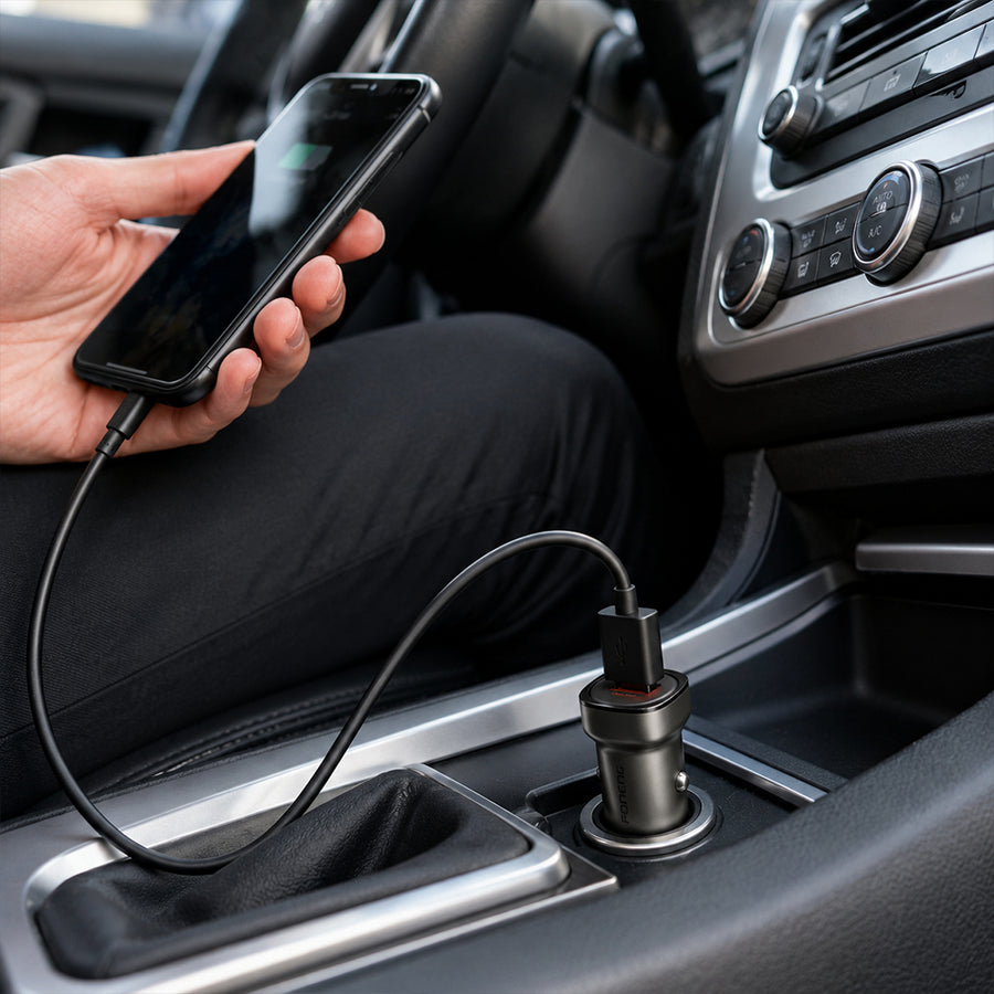 FONENG 18W USB-A Zinc Alloy Fast Car Charger