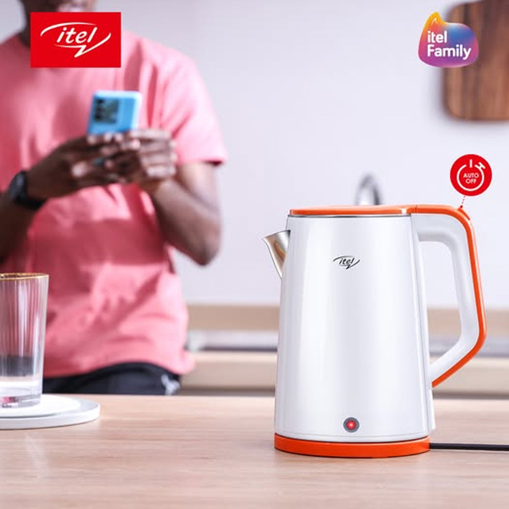 Itel 1.7 Litre Cordless Electric Kettle - 1700w