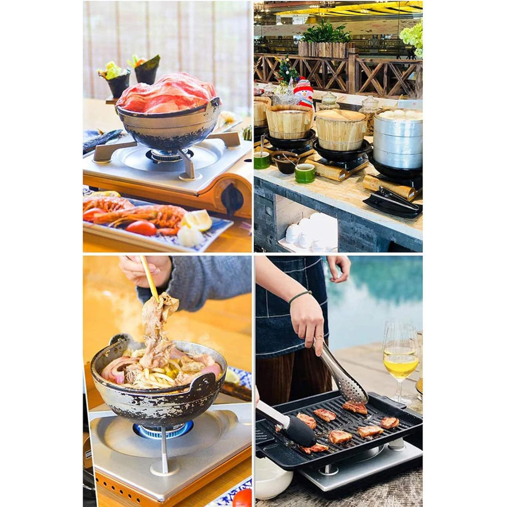 Portable Outdoor Camping Butane Gas Stove with Carrying Case