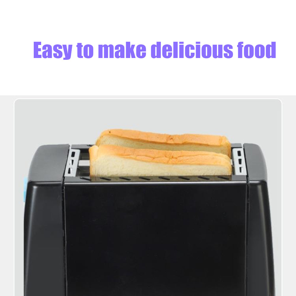 iStar ST Black 2 Slice Toaster – 6 Level Temperature Control 650W
