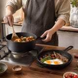 2-in-1 Multi Cooker Deep Pot with Frying Pan Lid - 26cm
