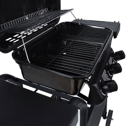 3-Burner Gas Grill with Precision Heat Monitoring