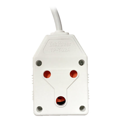 Condere TekPower White Extension Cord – TP-T02A