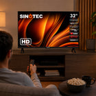 Sinotec 32-Inch HD LED Google Smart TV with Chromecast