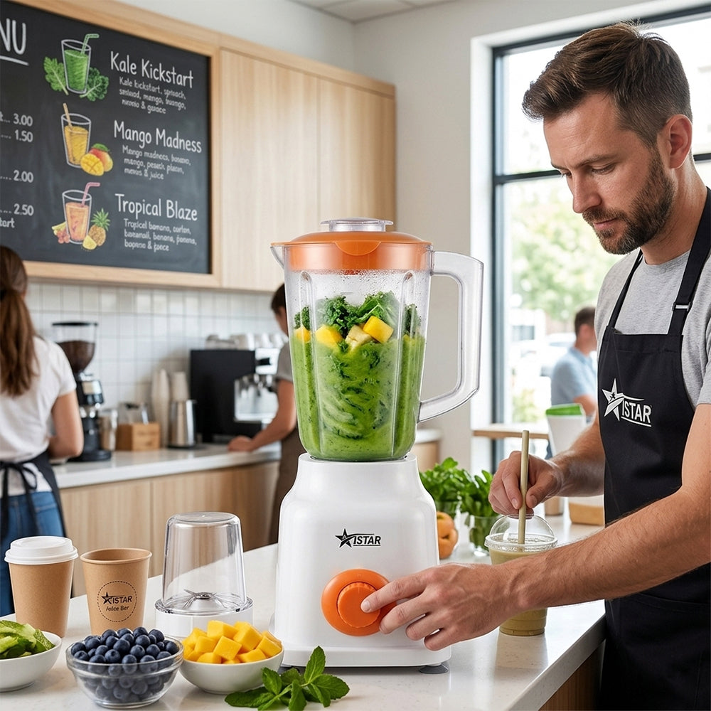 iStar 1.5L Multi-Speed Kitchen Blender – 350W Juicer, Mixer & Grinder
