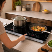 Condere Double Burner Induction Cooktop with Touch Controls