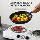 Electric Double Spiral Stove – Portable Dual Hot Plate