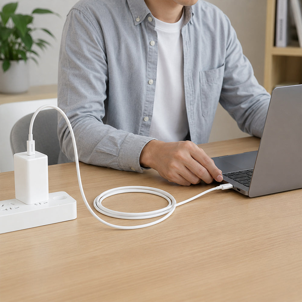 FONENG 2m 60W Type-C to Type-C Fast Charging Cable