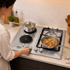 XMY 4-Zone Dual-Fuel Gas & Electric Built-In Hob