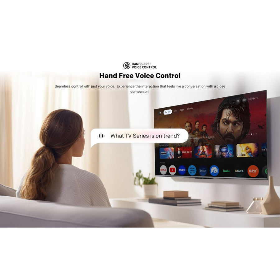 Skyworth 65" 4K QLED UHD Google TV – 65Q6620G