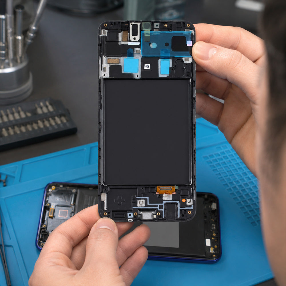Standard LCD Screen with Frame for Samsung Galaxy A20