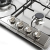 XMY 4-Burner Built-In Gas Hob - LPG - Stainless Steel