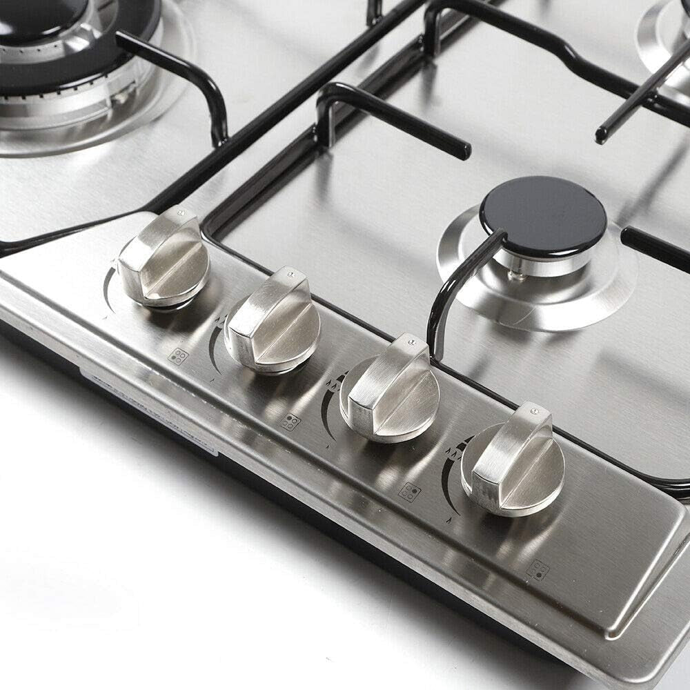 XMY 4-Burner Built-In Gas Hob - LPG - Stainless Steel