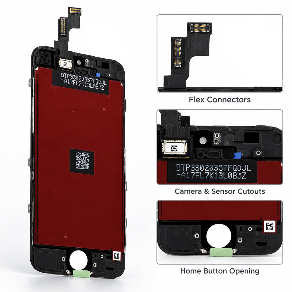 Replacement LCD Screen & Digitizer for iPhone 5S / SE 2016 - Black