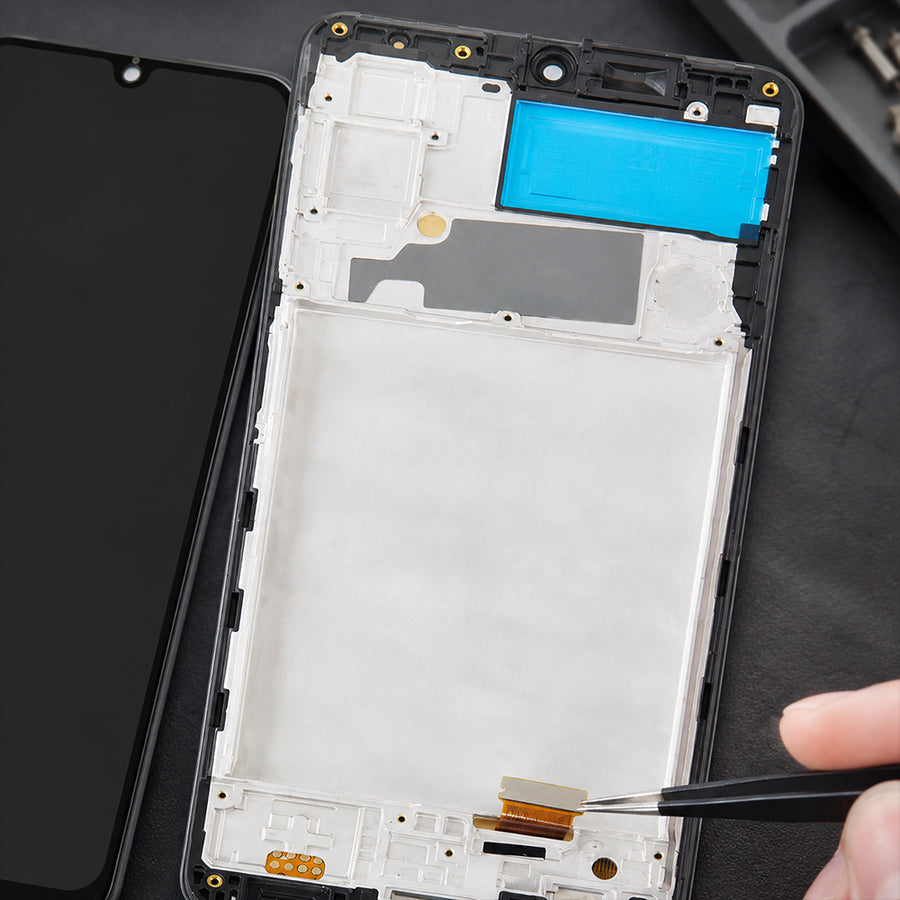 Premium OLED Screen & Digitizer with Frame for Samsung Galaxy A22 4G