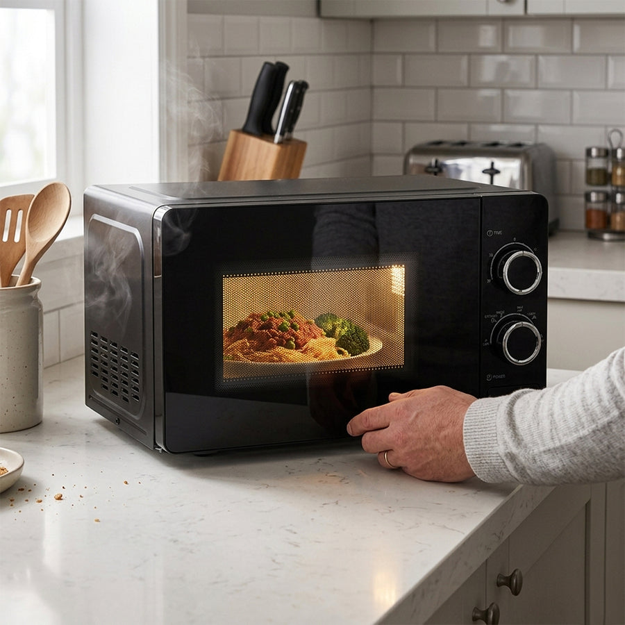 Ecco 20L Microwave Oven 700W – Black/White