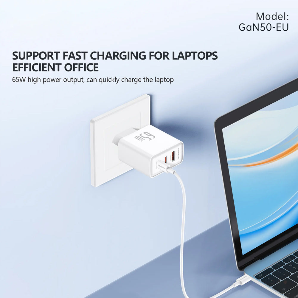 FONENG 65W 3-Port GaN Fast Charger