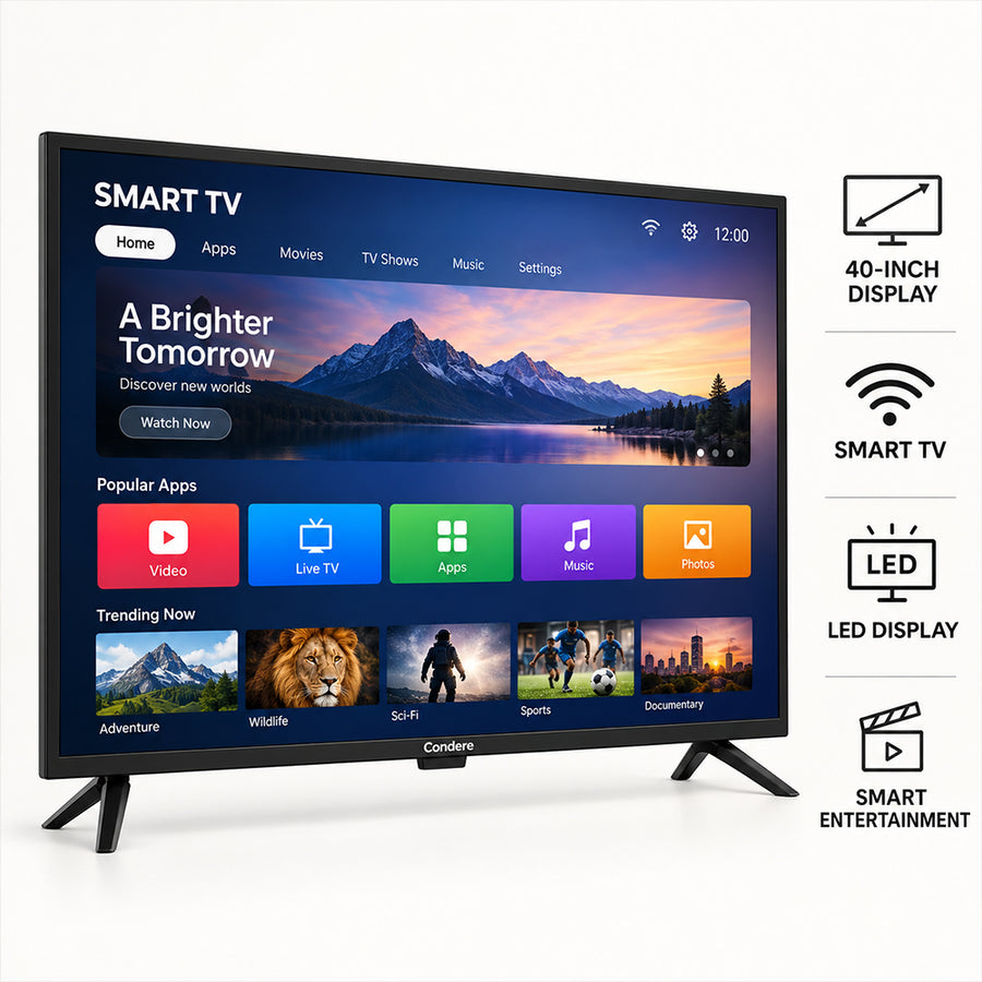 Condere Android Smart LED TV with Wi-Fi - 40 Inch