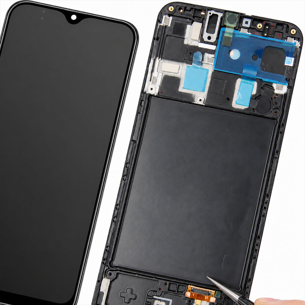 Premium OLED Screen with Frame for Samsung Galaxy A20