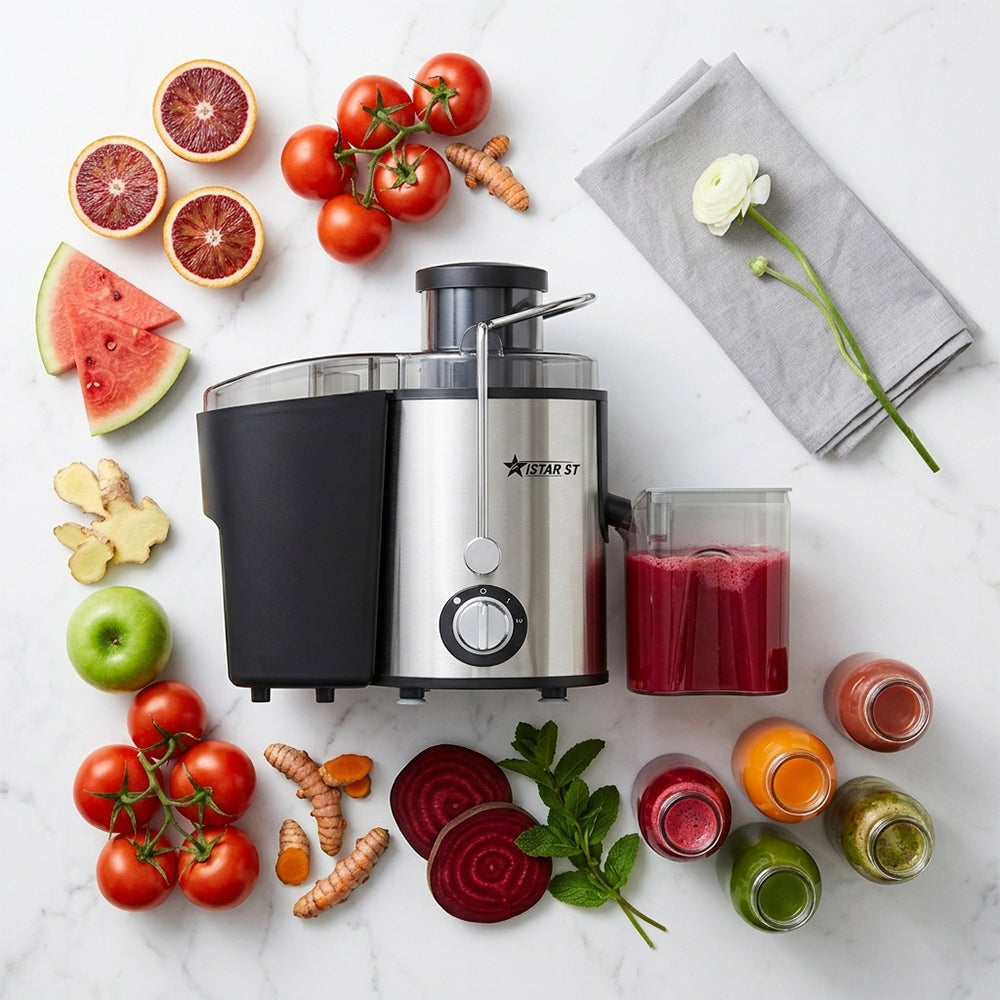 iStar 400W Electric Juicer – Fast Start & Low Noise Operation