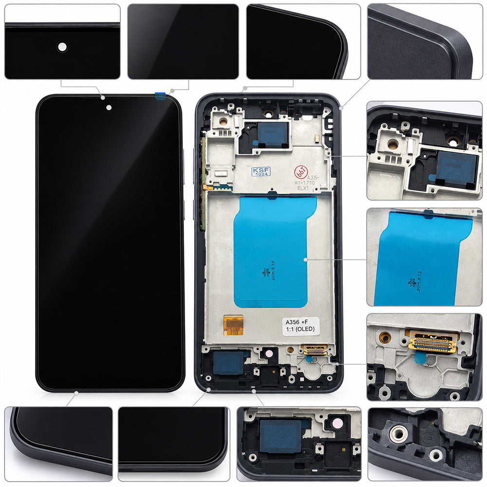 Replacement Screen with Frame for Samsung Galaxy A35 5G