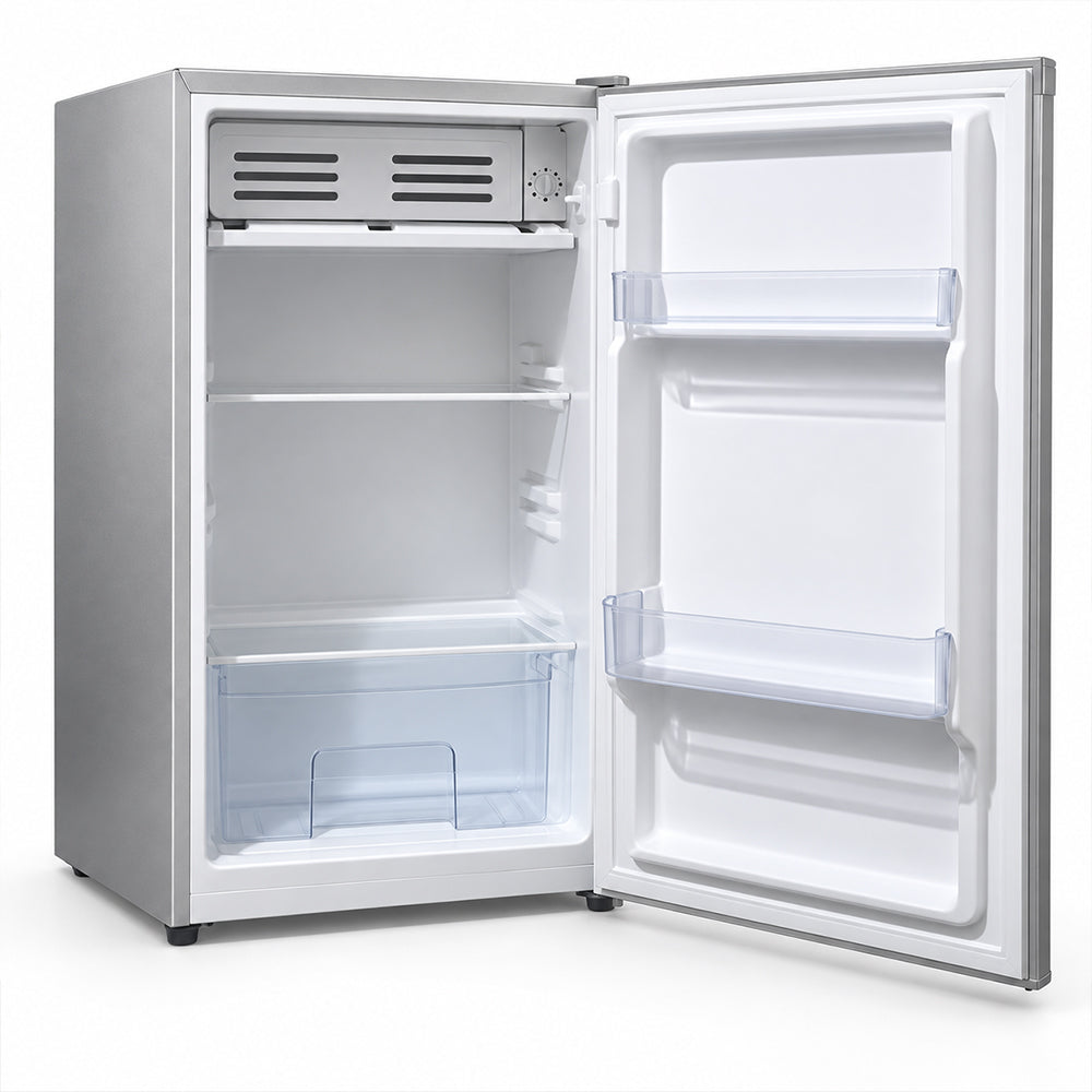Fussion Single-Door Bar Fridge with Chiller Compartment - 120L, Stainless Steel