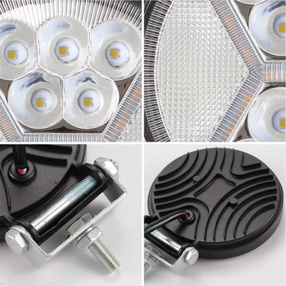 Istar-ST 4-Inch Heavy-Duty Large-View Cross Round Spot Light - Pack Of 2