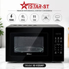 iStar-ST 20L Digital Microwave Oven 700W with Defrost Function - Black